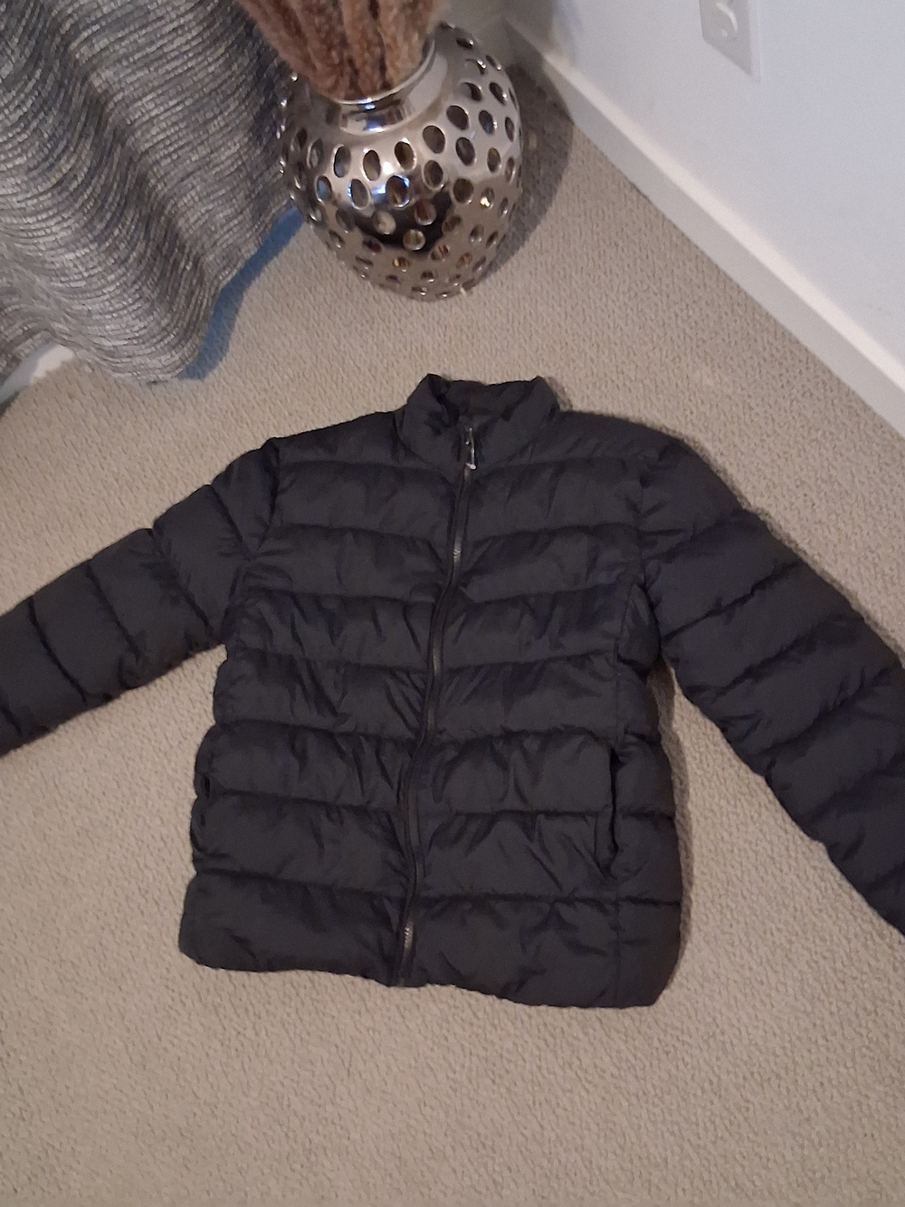 The Children's Place Black Quilted Puffer Jacket
